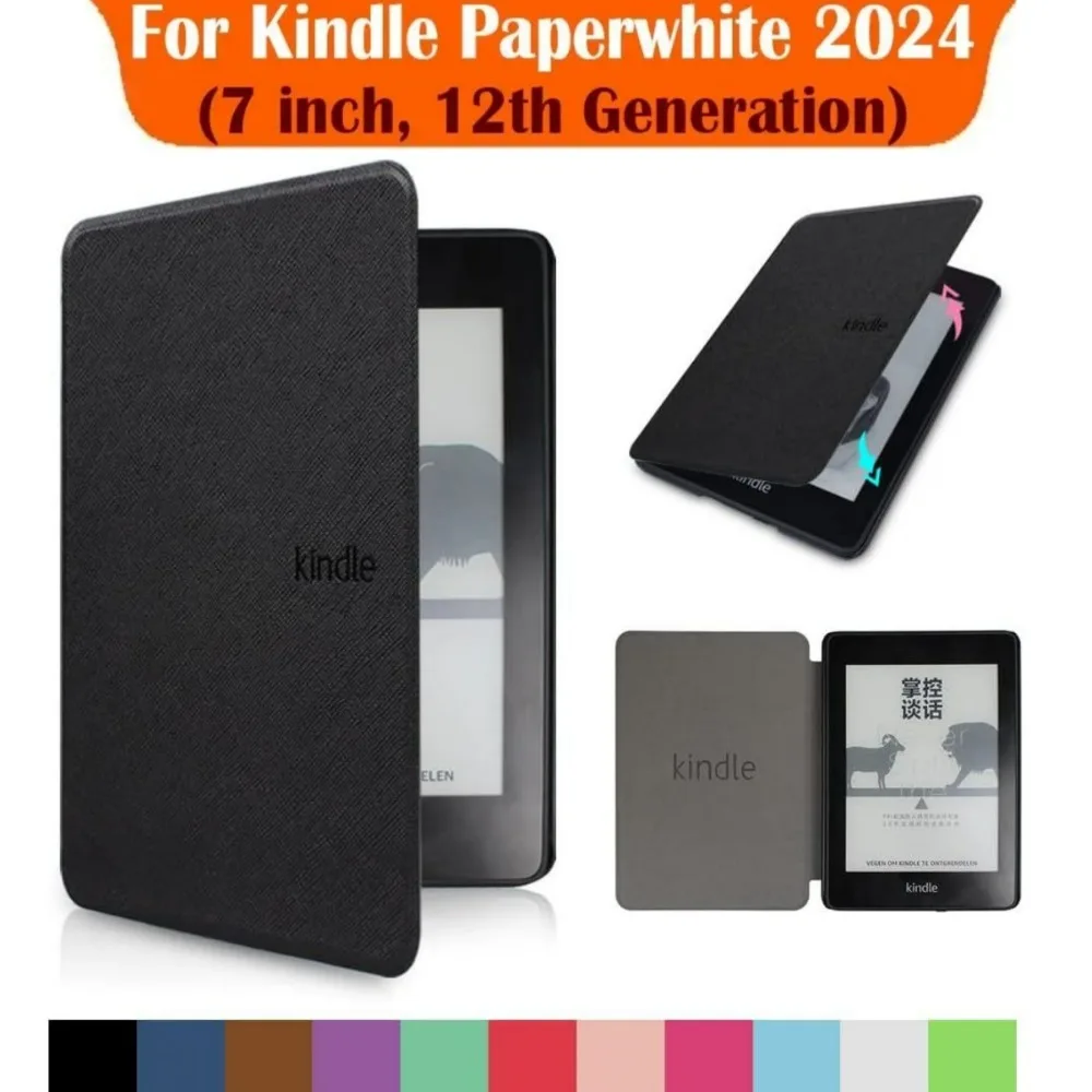 Чехол для Kindle Paperwhite 2024 12-го поколения и Colorsoft, 7-дюймовый номер модели. SA569P SA568B Магнитный защитный чехол 7 дюймов
Чехол для Kindle Paperwhite 2024 12-го поколения и Colorsoft, 7-дюймовый номер модели. SA569P SA568B Магнитный защитный чехол 7 дюймов