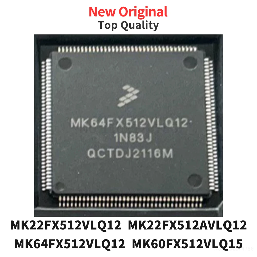 (1 Piece) MK22FX512VLQ12 MK22FX512AVLQ12 MK64FX512VLQ12 MK60FX512VLQ15 QFP New Original
(1 Piece) MK22FX512VLQ12 MK22FX512AVLQ12 MK64FX512VLQ12 MK60FX512VLQ15 QFP New Original