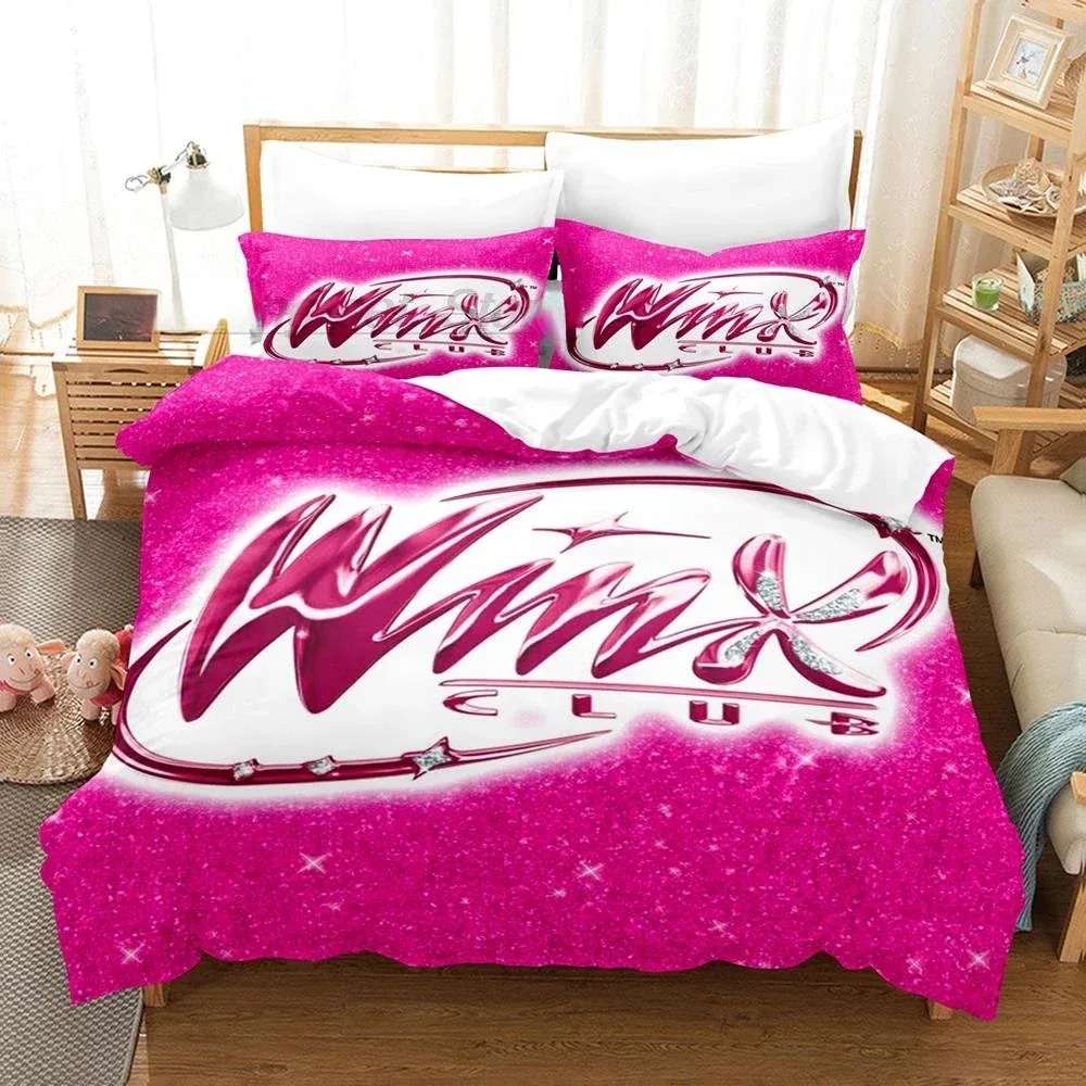 Winx Pink Bedding Set , Duvet Case, Pillowcase, Comfortable, Breathable Sheet, Single, King, Queen, Luxury, Birthday Gift, 3Pcs
Winx Pink Bedding Set , Duvet Case, Pillowcase, Comfortable, Breathable Sheet, Single, King, Queen, Luxury, Birthday Gift, 3Pcs
