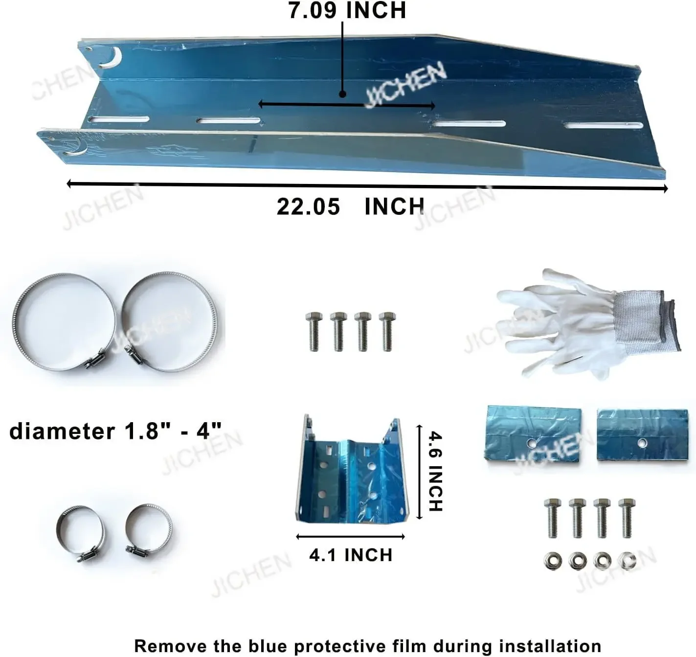 Solar Panel Pole Mounting Kit With Adjustable Angle Mounting Bracket For Up To 50W
Solar Panel Pole Mounting Kit With Adjustable Angle Mounting Bracket For Up To 50W