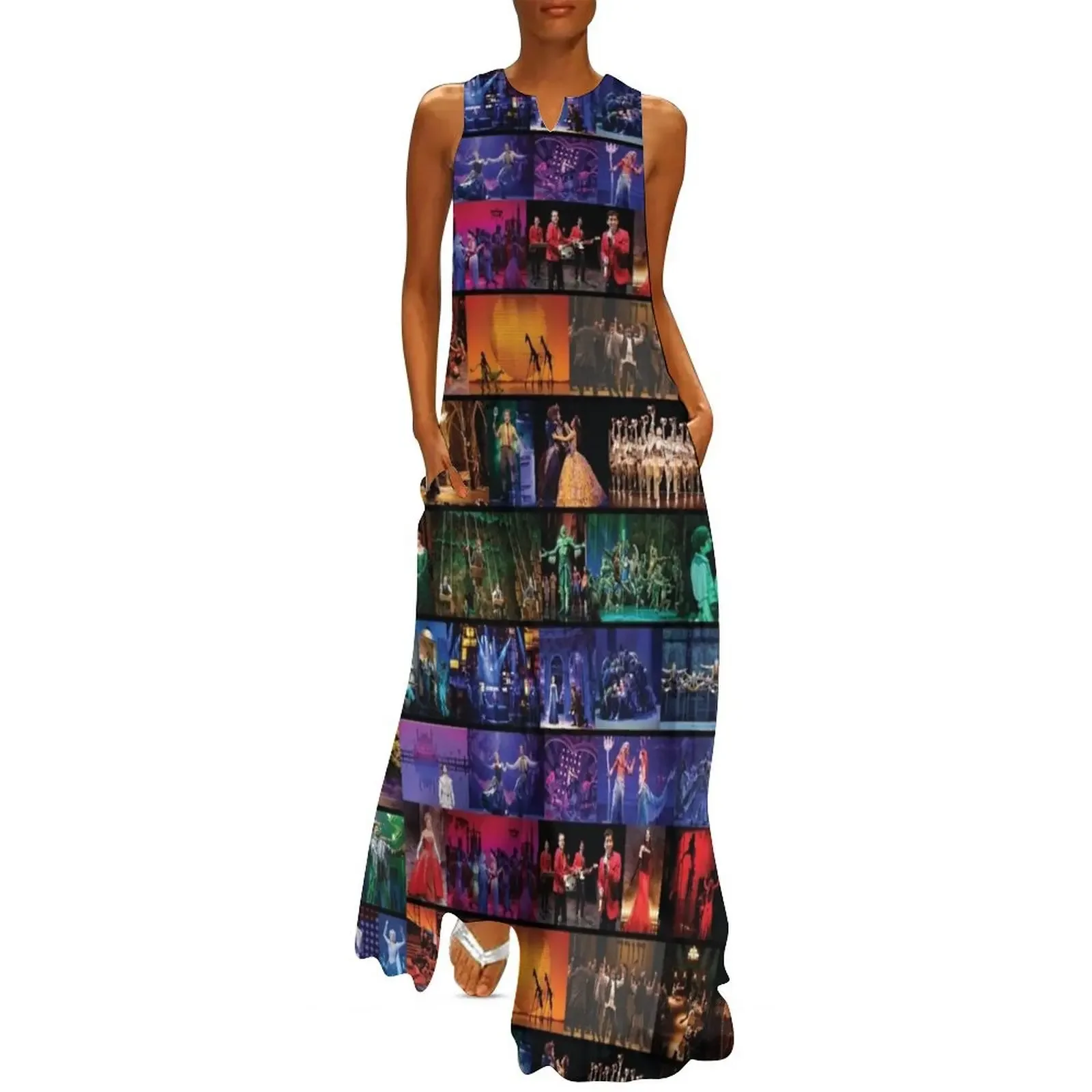 Rainbow Collage of Broadway Sows Long Dress ladies dresses for special occasions women dress Dress
Rainbow Collage of Broadway Sows Long Dress ladies dresses for special occasions women dress Dress