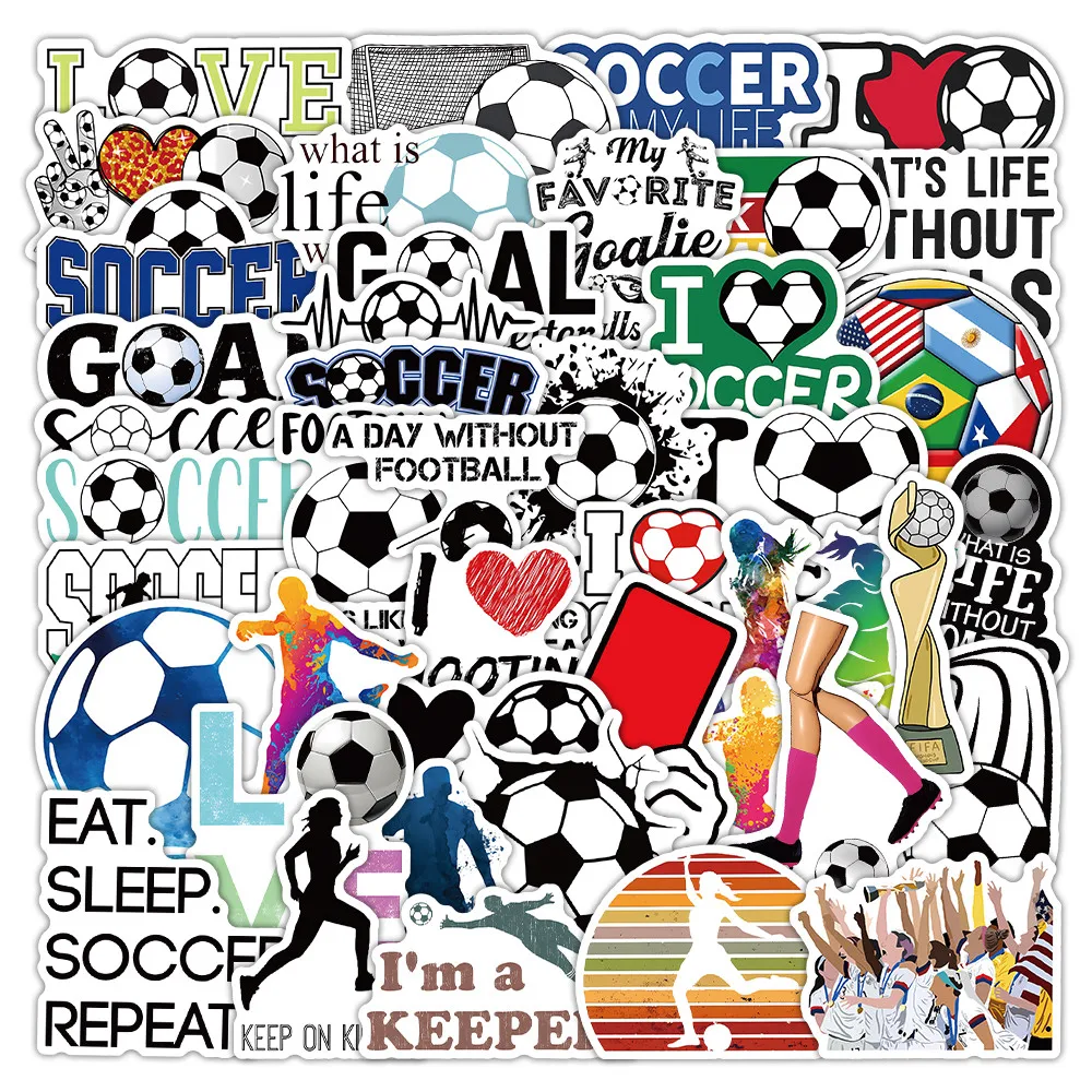 52Pcs Football Soccer Stickers Sports Theme Decorative Decals Papery Pop Store
52Pcs Football Soccer Stickers Sports Theme Decorative Decals Papery Pop Store