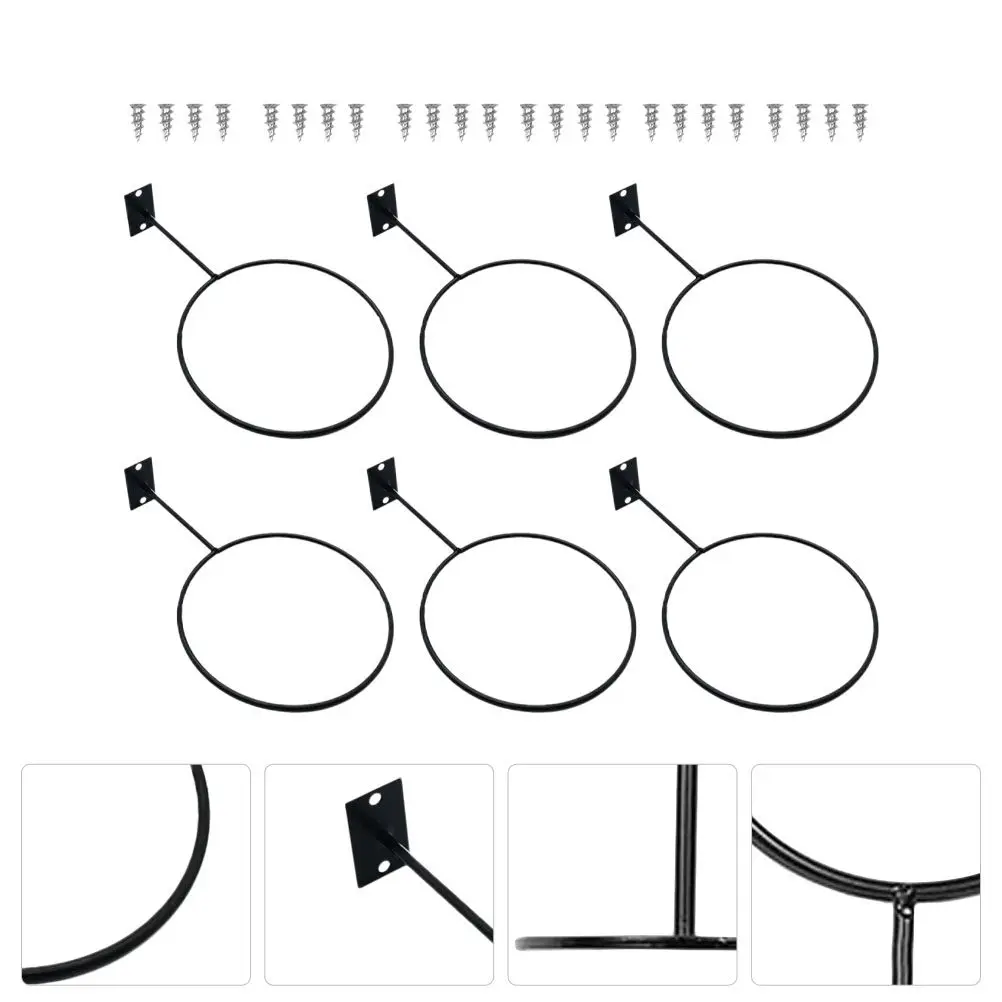 6Pcs Sturdy Iron Wall-Mounted Ball Holder for Basketball Football Helmets Display Storage Space-Saving Convenient Ball Mount
6Pcs Sturdy Iron Wall-Mounted Ball Holder for Basketball Football Helmets Display Storage Space-Saving Convenient Ball Mount