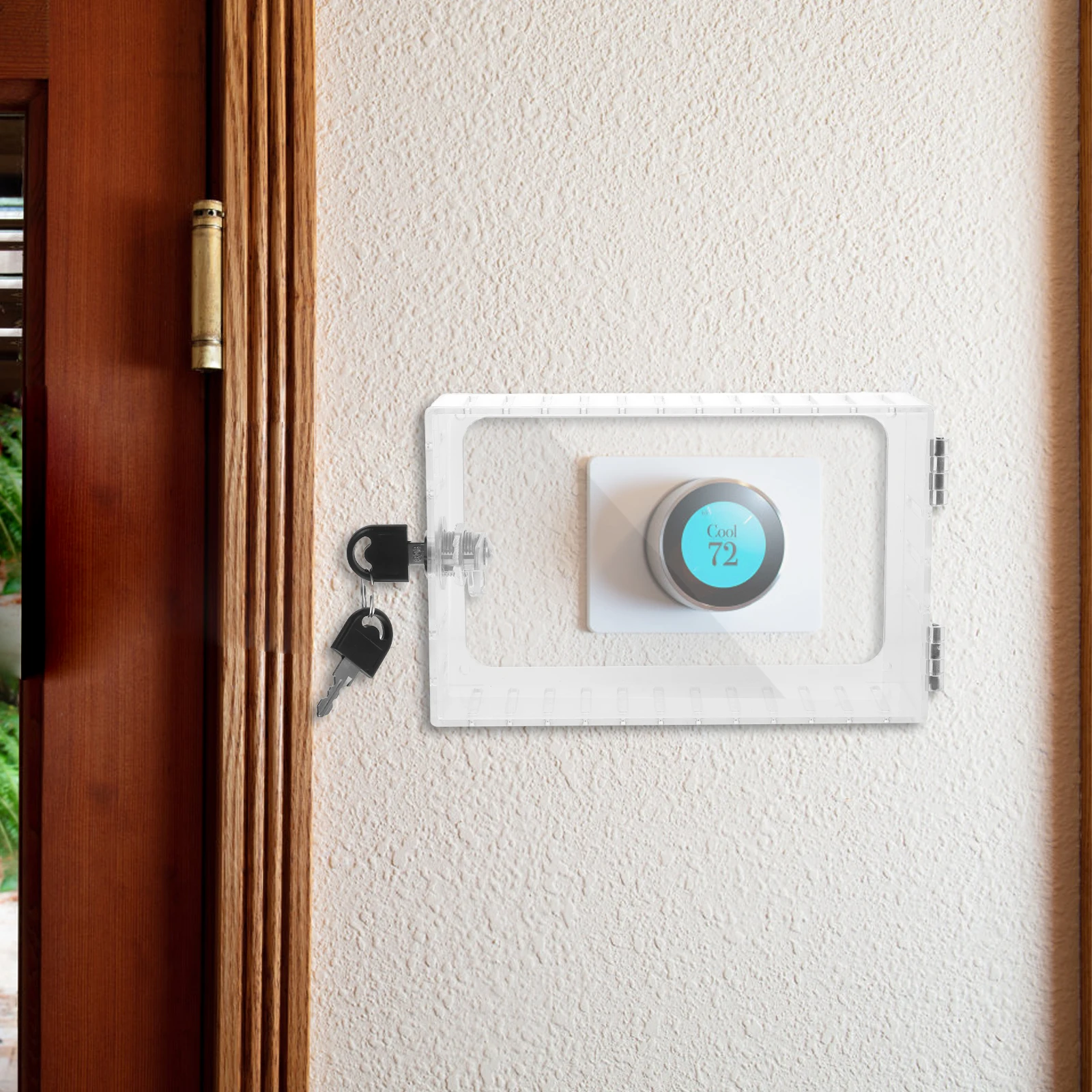Thermostat Lock Transparent Keyed Cover Wall Mount Enclosure Ac Covers Thermostat Lock Cover
Thermostat Lock Transparent Keyed Cover Wall Mount Enclosure Ac Covers Thermostat Lock Cover