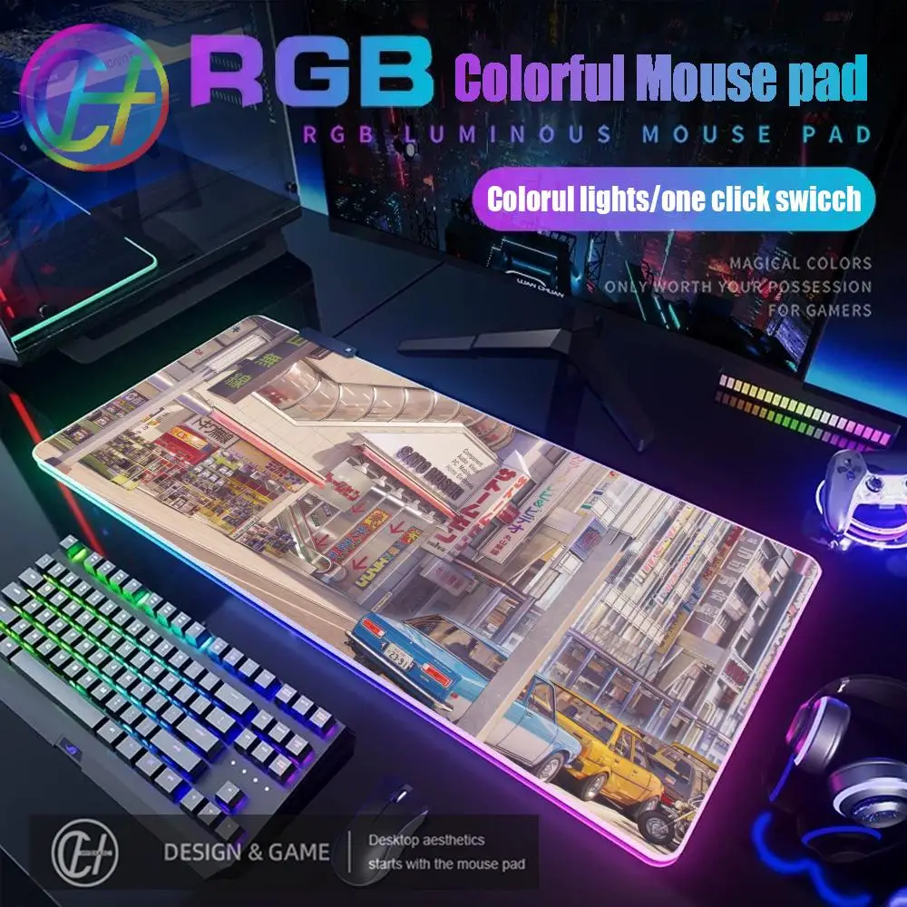 Аниме уличный коврик для мыши RGB игровой коврик для мыши настольный коврик HD геймер большой светодиодный светильник XXL коврики для мыши ПК компьютерный ковер
Аниме уличный коврик для мыши RGB игровой коврик для мыши настольный коврик HD геймер большой светодиодный светильник XXL коврики для мыши ПК компьютерный ковер