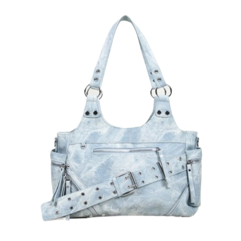 Denim Handbags Commuter Temperament Portable Woman 2026 New Large-capacity Tote Bag Niche Single Shoulder Crossbody Armpit Bag
Denim Handbags Commuter Temperament Portable Woman 2026 New Large-capacity Tote Bag Niche Single Shoulder Crossbody Armpit Bag