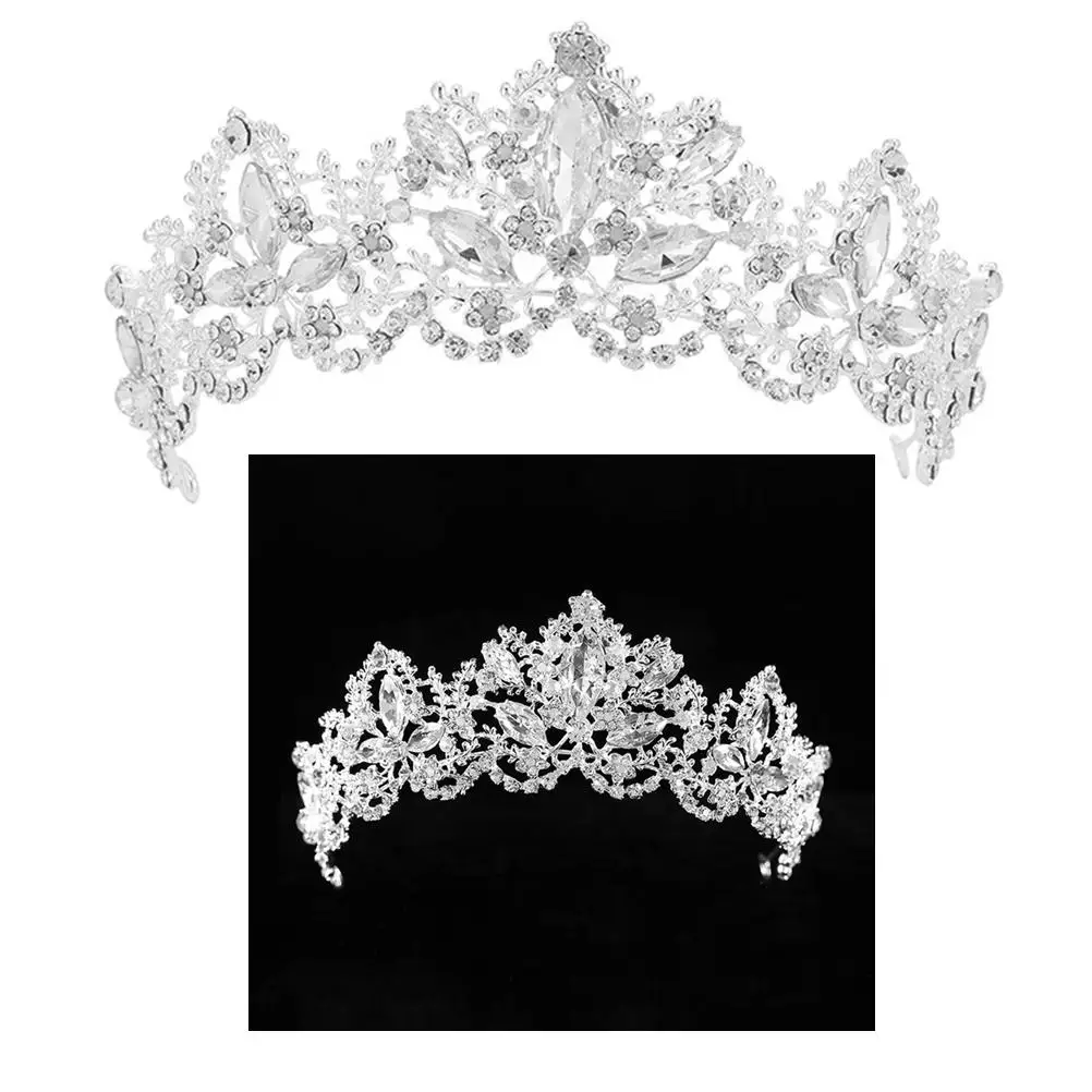 Rhinestone Headpiece Bridal Crown Tiara for Wedding Women Elegant Rhinestones Bridal Decoration Lightweight Durable Without
Rhinestone Headpiece Bridal Crown Tiara for Wedding Women Elegant Rhinestones Bridal Decoration Lightweight Durable Without