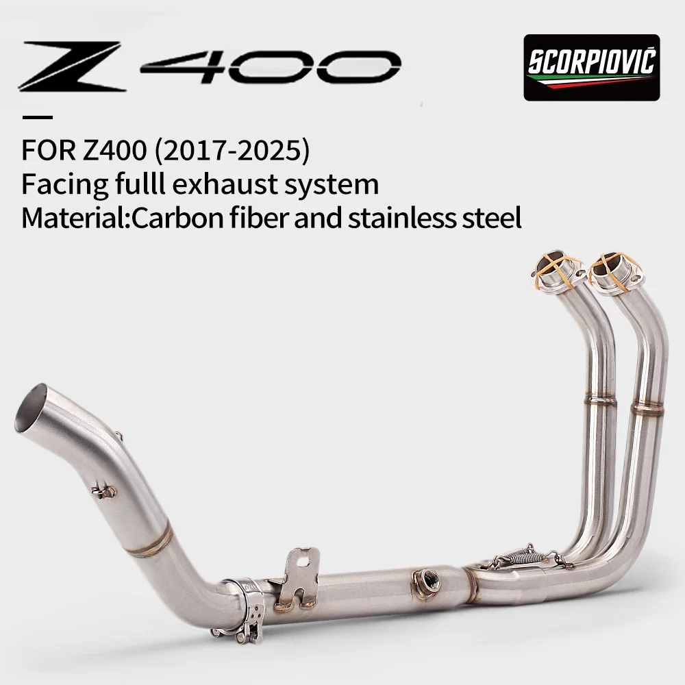 Motorcycle Midlle Front Link Pipe For Ninja 400 Z400 Ninja Z 400 2017 To 2024 Slip-on the Original 51mm Muffler
Motorcycle Midlle Front Link Pipe For Ninja 400 Z400 Ninja Z 400 2017 To 2024 Slip-on the Original 51mm Muffler