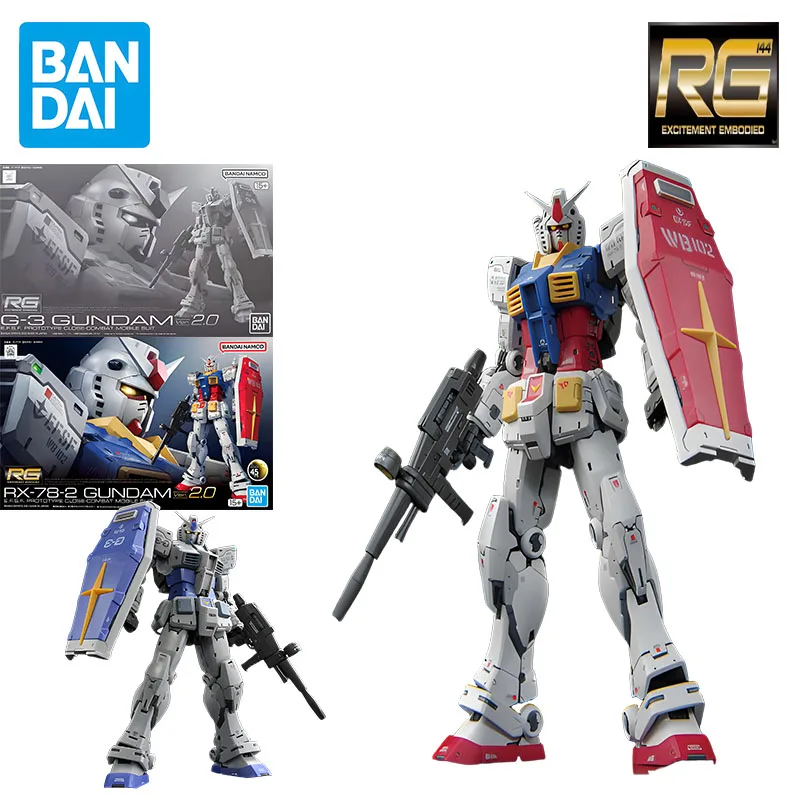 BANDAI Original MODEL KIT GUNDAM RG 1/144 G-3 RX-78-2 GUNDAM 2.0 Anime Action Figure Assembly Model Toys Model Gifts for Boys
BANDAI Original MODEL KIT GUNDAM RG 1/144 G-3 RX-78-2 GUNDAM 2.0 Anime Action Figure Assembly Model Toys Model Gifts for Boys