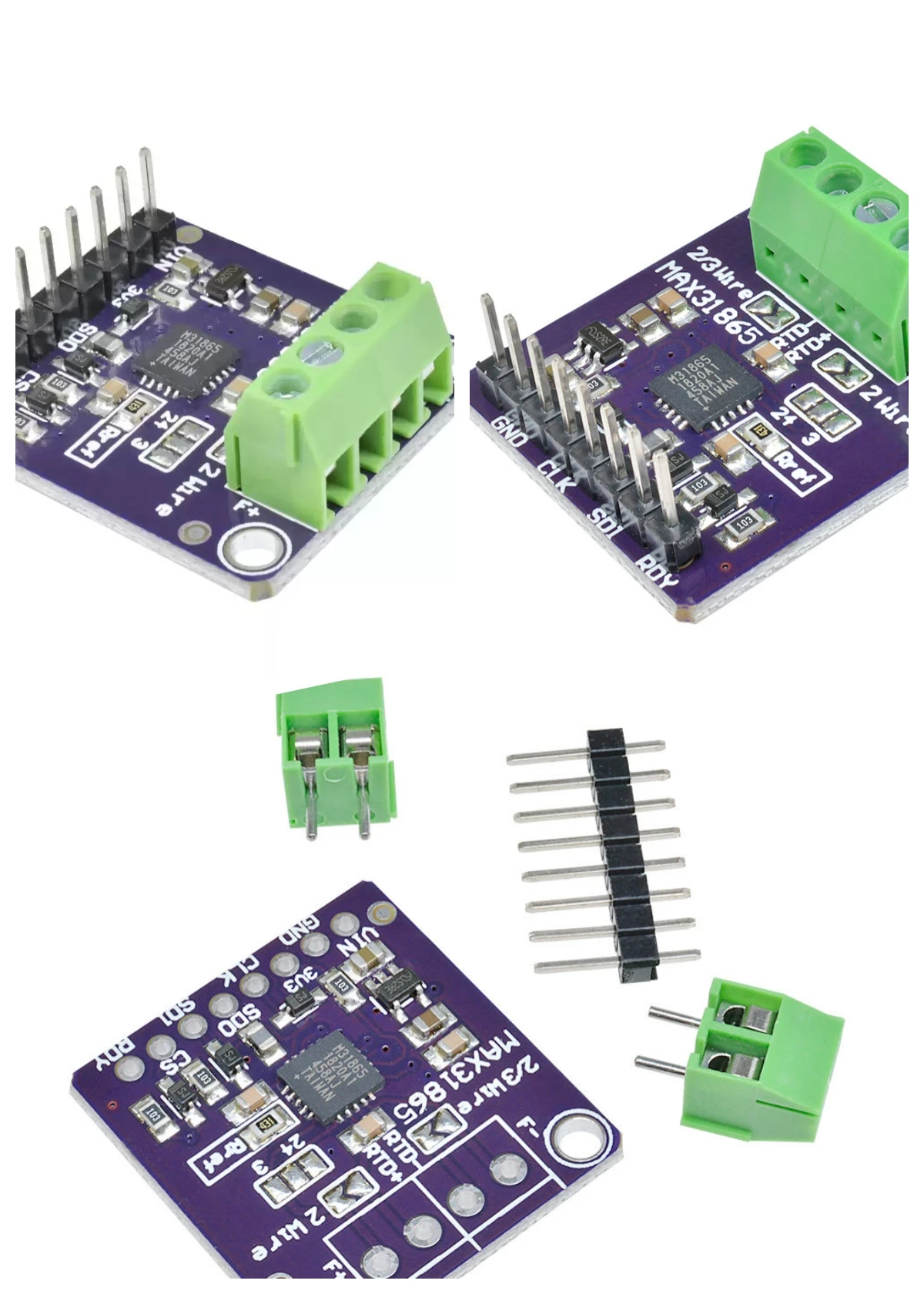 1 шт. модуль термопары MAX31865 3.0V-5.5V
1 шт. модуль термопары MAX31865 3.0V-5.5V