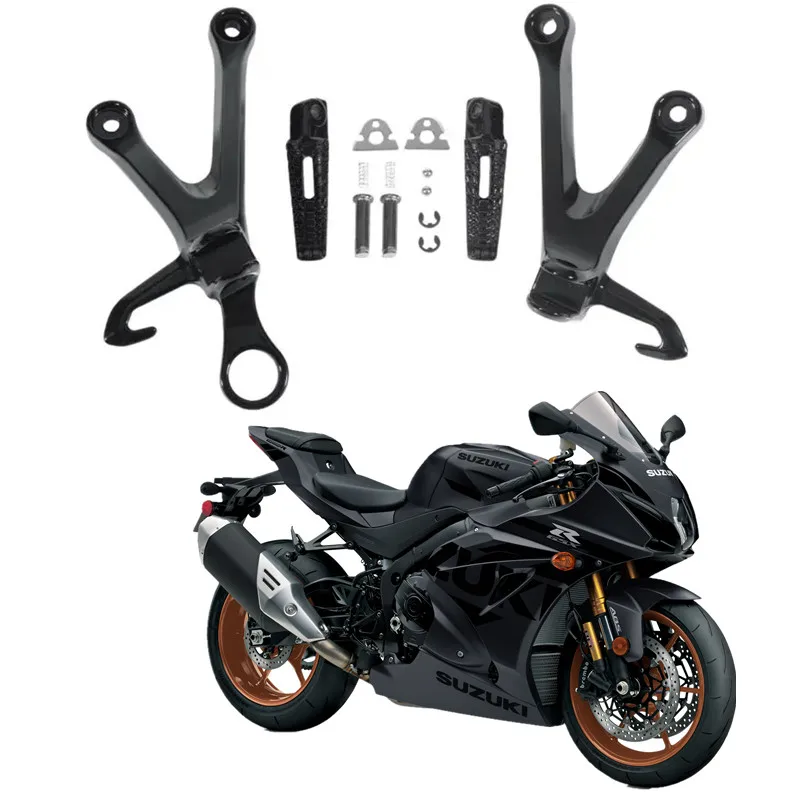 Аксессуары для мотоциклов Suzuki GSXR 1000 2017-2021, колышки для задних ног, комплект кронштейнов для пассажирских подножек
Аксессуары для мотоциклов Suzuki GSXR 1000 2017-2021, колышки для задних ног, комплект кронштейнов для пассажирских подножек