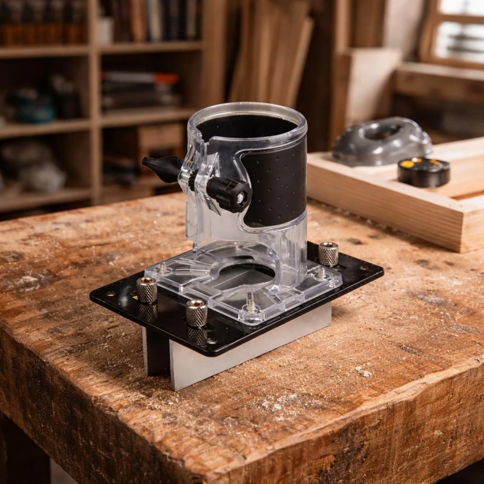 Hidden Connector Jig Multifunctional Slotting Template Cabinet Router Guide Easy to Install Furniture Assembly Tool Clear Guard
Hidden Connector Jig Multifunctional Slotting Template Cabinet Router Guide Easy to Install Furniture Assembly Tool Clear Guard