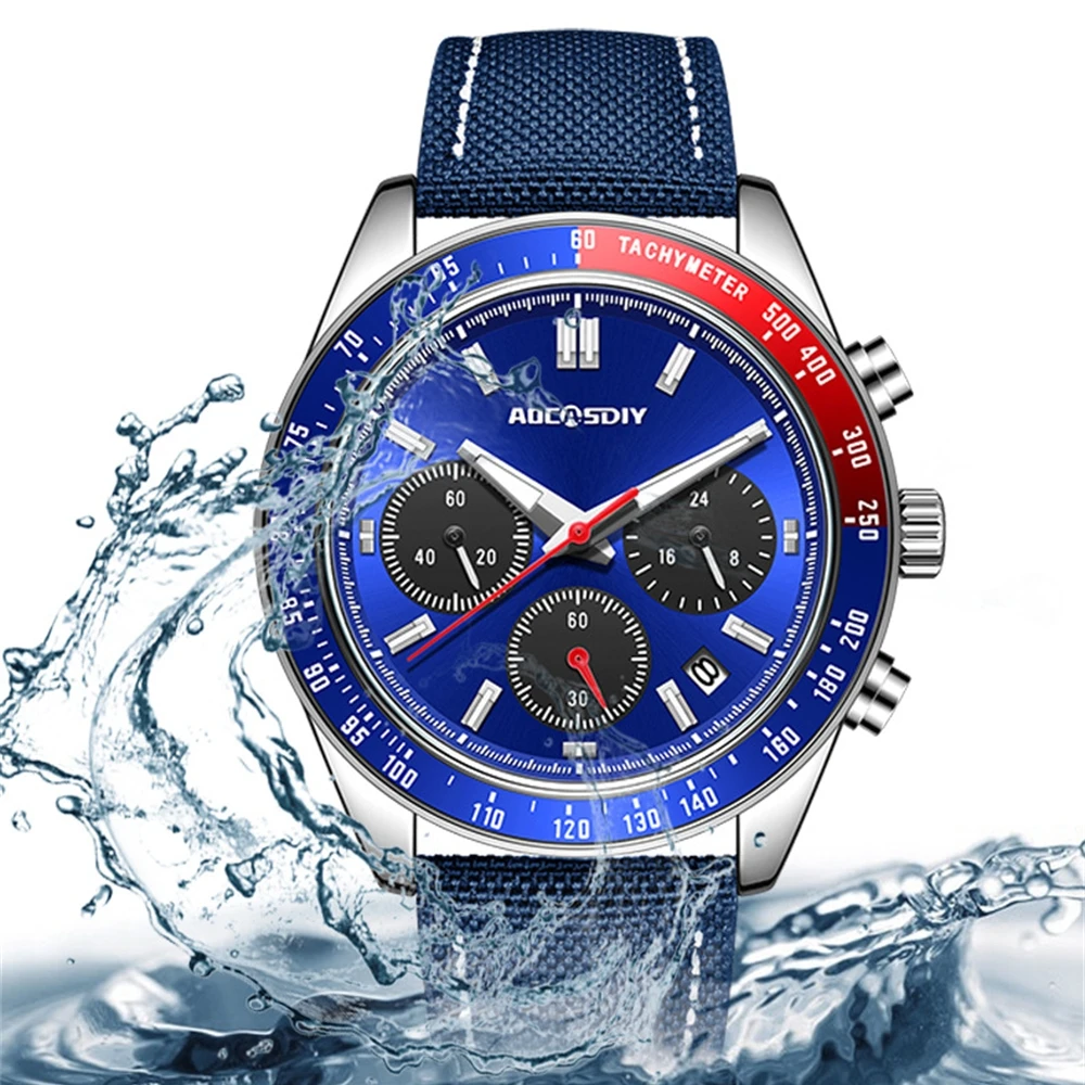 Мужские роскошные брендовые многофункциональные часы с хронографом, деловые спортивные часы, водонепроницаемые кварцевые часы для мужчин, наручные часы с календарем
Мужские роскошные брендовые многофункциональные часы с хронографом, деловые спортивные часы, водонепроницаемые кварцевые часы для мужчин, наручные часы с календарем