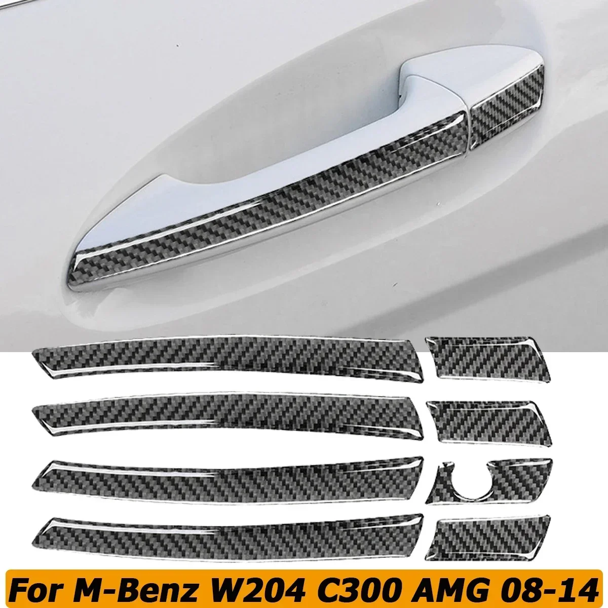 For Mercedes Benz W204 C-Class C200 C300 C350 C63 AMG 2008-2014 Exterior Door Handle Cover Trim Sticker Panel Car Accessories
For Mercedes Benz W204 C-Class C200 C300 C350 C63 AMG 2008-2014 Exterior Door Handle Cover Trim Sticker Panel Car Accessories