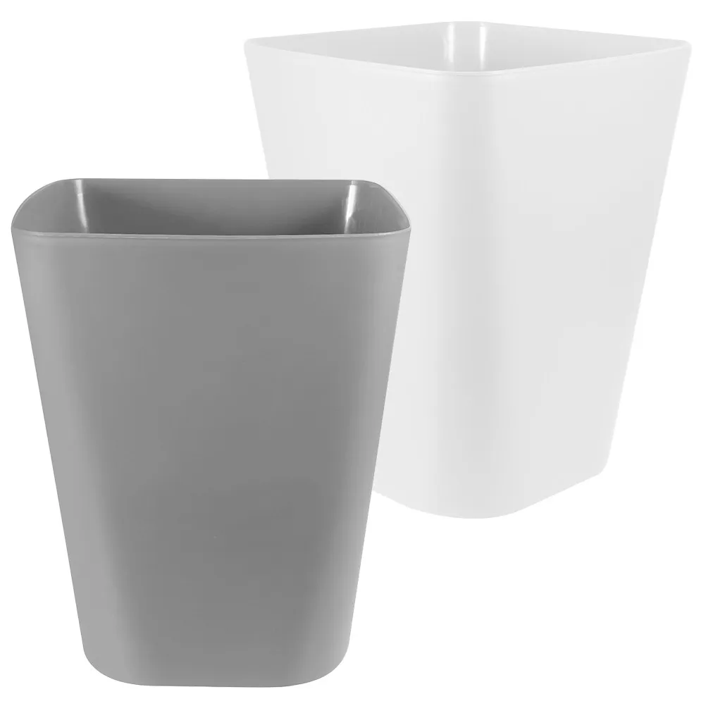 2Pcs Rectangular Plastic Trash Can Small Space Saving Home Rubbish Bin for Living Room Bedroom Office Hotel Restaurant Kitchen
2Pcs Rectangular Plastic Trash Can Small Space Saving Home Rubbish Bin for Living Room Bedroom Office Hotel Restaurant Kitchen
