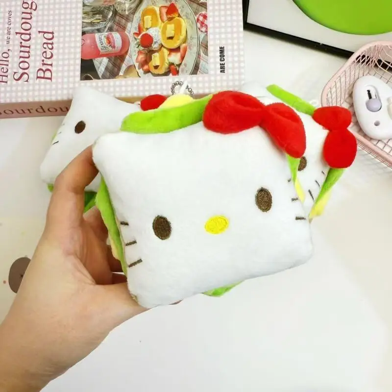 Sanrio Hamburger Hello Kitty Plush Keychain Crossbody Bag Hanging Ornaments Car Rearview Mirror Decoration Friends Birthday Gift
Sanrio Hamburger Hello Kitty Plush Keychain Crossbody Bag Hanging Ornaments Car Rearview Mirror Decoration Friends Birthday Gift