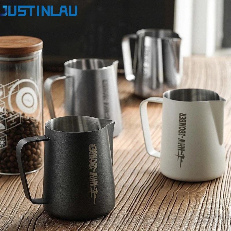 JUSTINLAU 450/600ml Milk Frothing Pitcher Stainless Steel Steam Milk Pitcher Jug for Espresso Spouted Latte Art Cup Barista Tool
JUSTINLAU 450/600ml Milk Frothing Pitcher Stainless Steel Steam Milk Pitcher Jug for Espresso Spouted Latte Art Cup Barista Tool