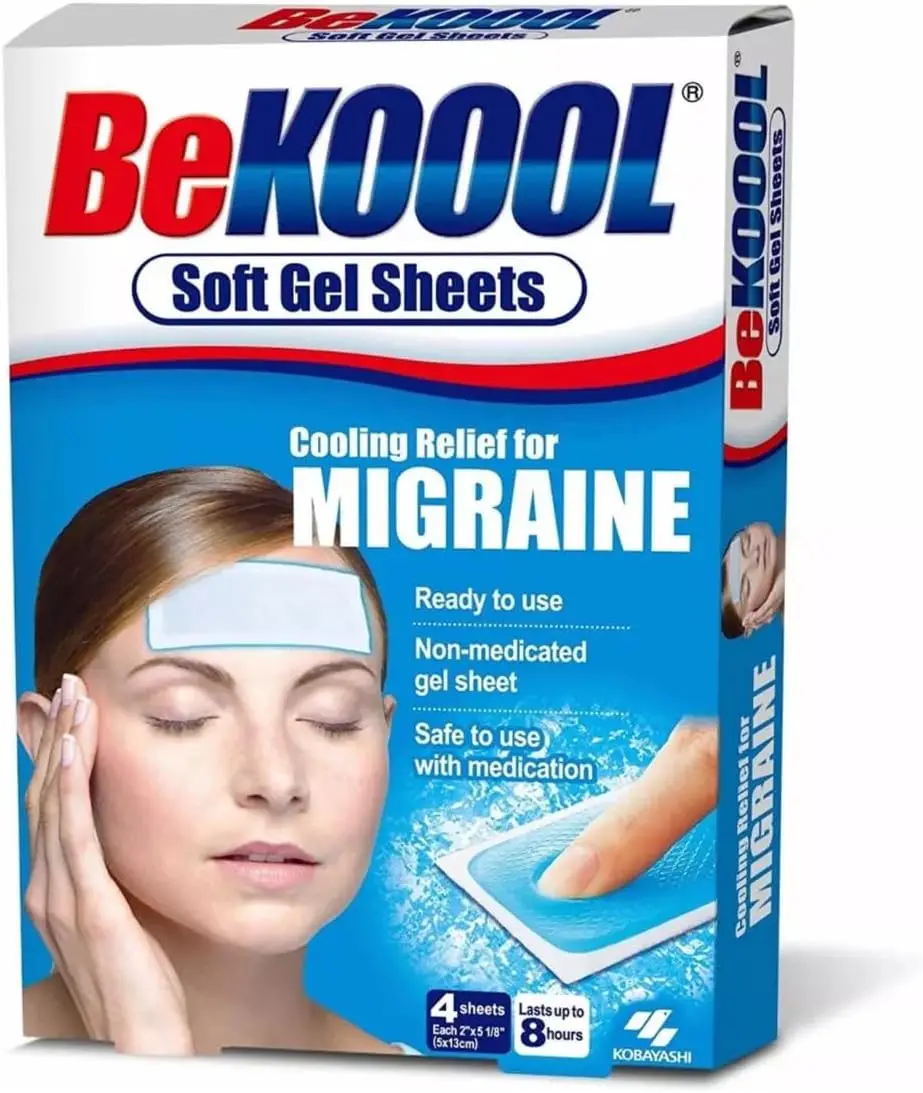 Cooling Relief for Migraine, Soft Gel Sheets, 16 Count (4 Packs of 4)
Cooling Relief for Migraine, Soft Gel Sheets, 16 Count (4 Packs of 4)