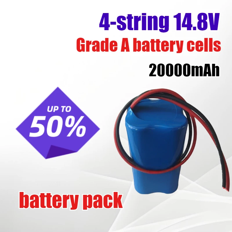 14.8V 3200mAh Lithium Battery with Four Cells for Window Cleaner Camera Battery Pack
14.8V 3200mAh Lithium Battery with Four Cells for Window Cleaner Camera Battery Pack