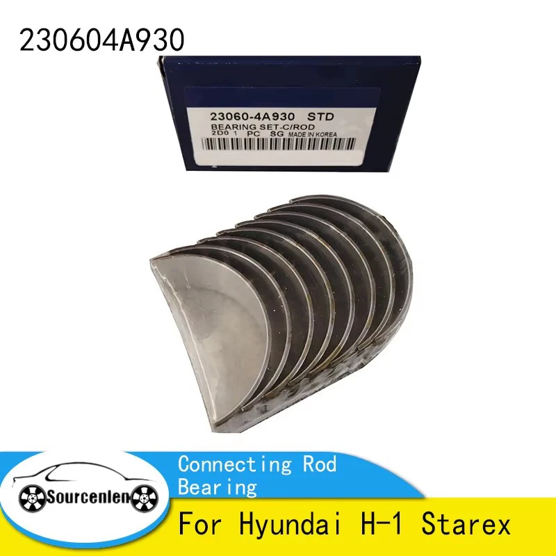 Brand New 8PCS Connecting Rod Bearing 230604A930 23060-4A930 For Hyundai H-1 Starex
Brand New 8PCS Connecting Rod Bearing 230604A930 23060-4A930 For Hyundai H-1 Starex