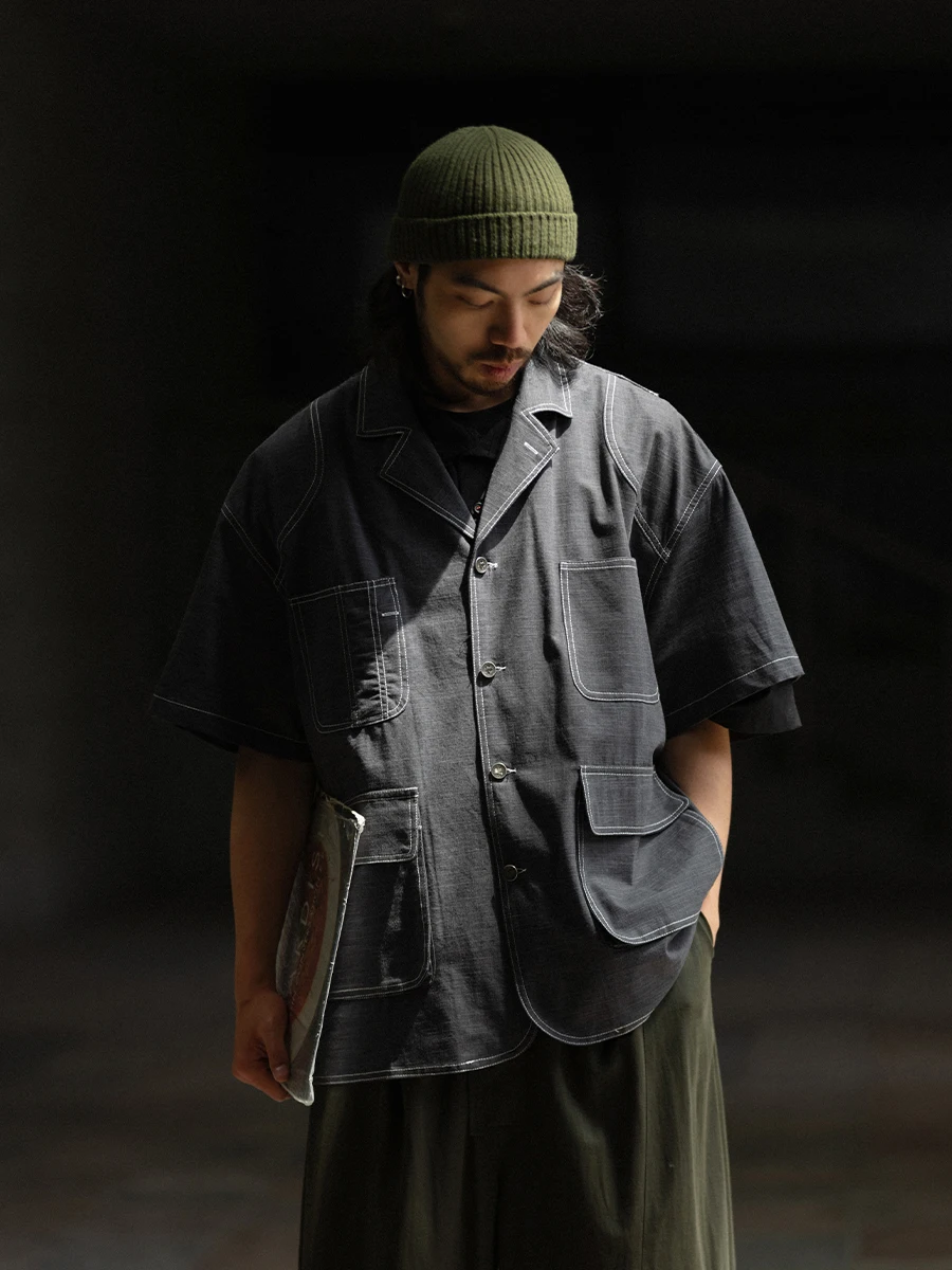 Летняя свободная рубашка Noears с кубинским воротником, коротким рукавом, цветными блоками и линейным дизайном, рукава длиной пять четвертей, из чистого хлопка, молодежная мода
Летняя свободная рубашка Noears с кубинским воротником, коротким рукавом, цветными блоками и линейным дизайном, рукава длиной пять четвертей, из чистого хлопка, молодежная мода