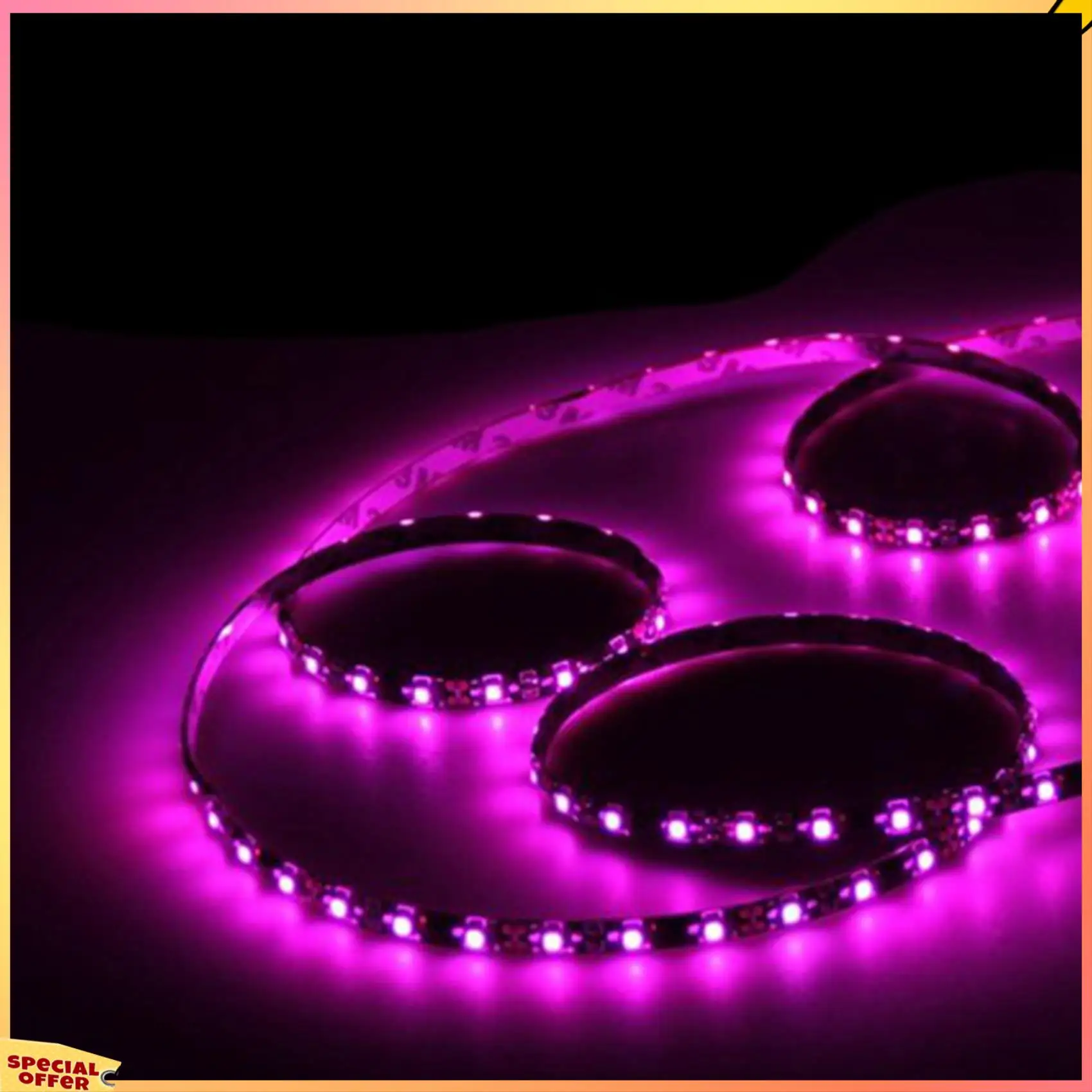 ABFI 3X 3528 SMD 300 Розовая светодиодная гибкая лента для автомобиля, дома, бара, 12 В, 5 м
ABFI 3X 3528 SMD 300 Розовая светодиодная гибкая лента для автомобиля, дома, бара, 12 В, 5 м