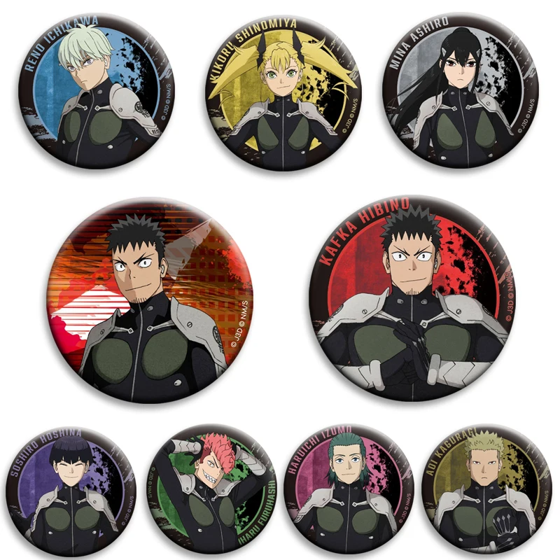 32/58mm Anime Kaiju No. 8 Figures Brooches Button Pin Cosplay Badge for Collar Backpack Hat Decoration Accessories Jewelry Gifts
32/58mm Anime Kaiju No. 8 Figures Brooches Button Pin Cosplay Badge for Collar Backpack Hat Decoration Accessories Jewelry Gifts