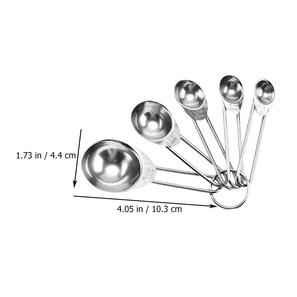 2Sets Baking Measuring Spoons Stainless Steel Waterproof Comfortable Handle Kitchen Measuring Tools for Baking Cooking
2Sets Baking Measuring Spoons Stainless Steel Waterproof Comfortable Handle Kitchen Measuring Tools for Baking Cooking