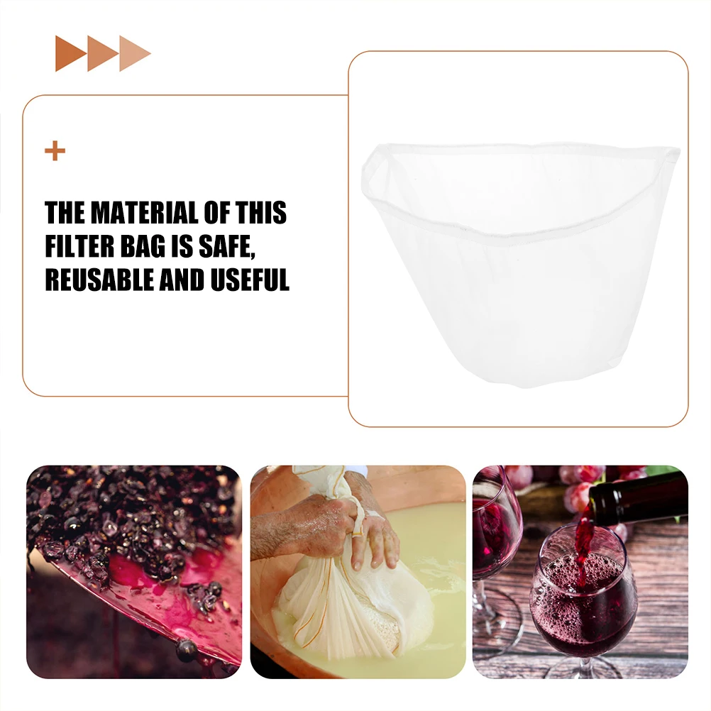Food Mesh Reusable Kitchen Filtering Fine Mesh Strainer For Honey Coffee Nut Milk Juice Straining Vegetable Strain Pouch
Food Mesh Reusable Kitchen Filtering Fine Mesh Strainer For Honey Coffee Nut Milk Juice Straining Vegetable Strain Pouch