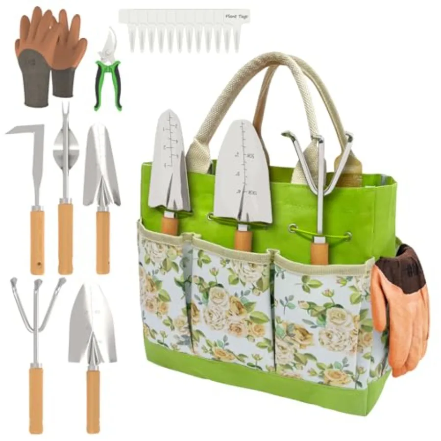 20Piece Heavy Duty Gardening Tools Set with Fashionable and Durable Storage Bag Stainless Steel RustProof Ergonomic Design for
20Piece Heavy Duty Gardening Tools Set with Fashionable and Durable Storage Bag Stainless Steel RustProof Ergonomic Design for