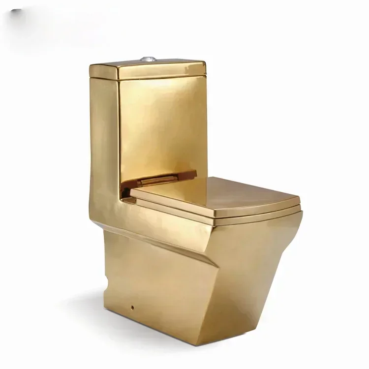 Artistic Plain Golden One Piece Closestool Siphon Fluishing S-Trap Floor Mounted Luxious Villa Bathroom Seat Toilet wc
Artistic Plain Golden One Piece Closestool Siphon Fluishing S-Trap Floor Mounted Luxious Villa Bathroom Seat Toilet wc