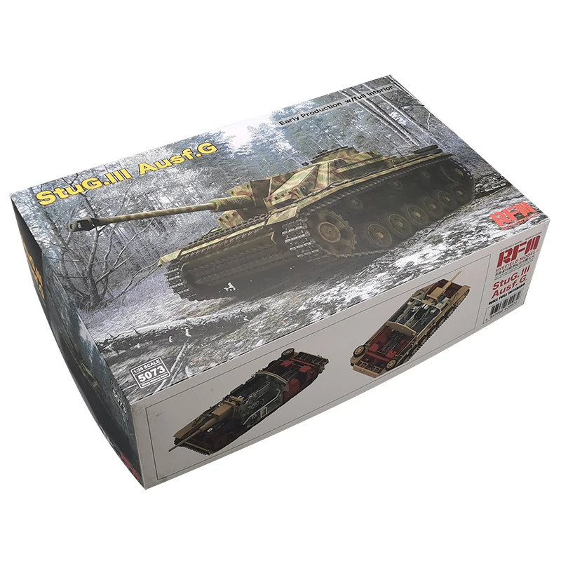 RYEFIELD Model RM5073 1/35 scale StuG III Ausf.G Early Production w/Full Interior & Workable Track Links
RYEFIELD Model RM5073 1/35 scale StuG III Ausf.G Early Production w/Full Interior & Workable Track Links
