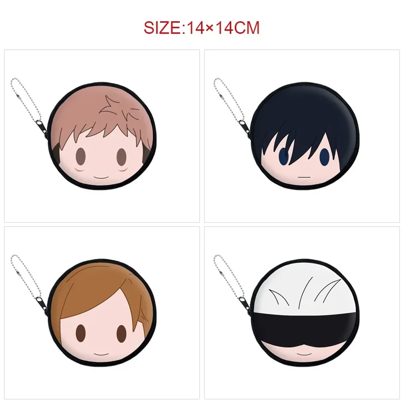 Anime Jujutsu Kaisen Satoru Gojo Wu Itadori Yuji Cartoon Students Boys Girls Teenage Round Zipper Earphones Coin Purse Money Bag
Anime Jujutsu Kaisen Satoru Gojo Wu Itadori Yuji Cartoon Students Boys Girls Teenage Round Zipper Earphones Coin Purse Money Bag