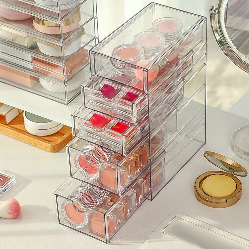 Desktop Drawer Organizer Box with Multiple Compartments Transparent Storage Drawers for Makeup Skincare Office Supplies Desk
Desktop Drawer Organizer Box with Multiple Compartments Transparent Storage Drawers for Makeup Skincare Office Supplies Desk