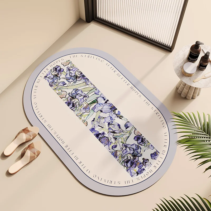 Диатомитовый коврик для ванной комнаты во французском пасторальном стиле, легкий роскошный домашний аксессуар для ванной комнаты, нескользящий коврик без очистки, изготовление на заказ 
Диатомитовый коврик для ванной комнаты во французском пасторальном стиле, легкий роскошный домашний аксессуар для ванной комнаты, нескользящий коврик без очистки, изготовление на заказ