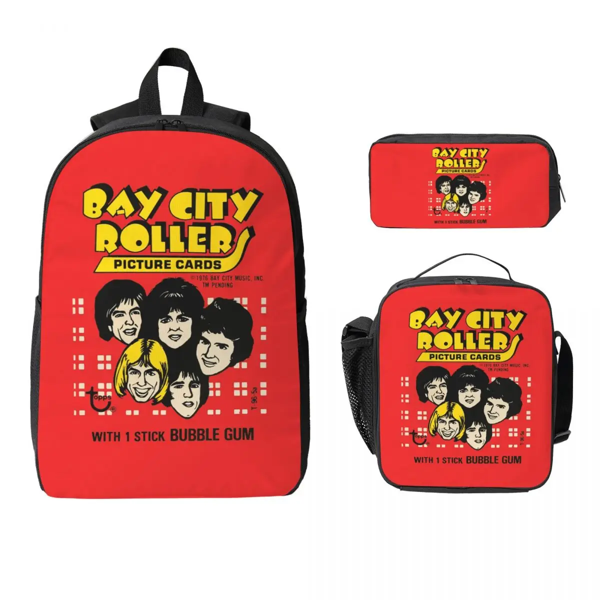 Bay City Rollers Music Band Backpack Boys Girls BookBag School Bag Computer Shoulder Bags 3ps Insulated Lunch Bag Pencil Case
Bay City Rollers Music Band Backpack Boys Girls BookBag School Bag Computer Shoulder Bags 3ps Insulated Lunch Bag Pencil Case
