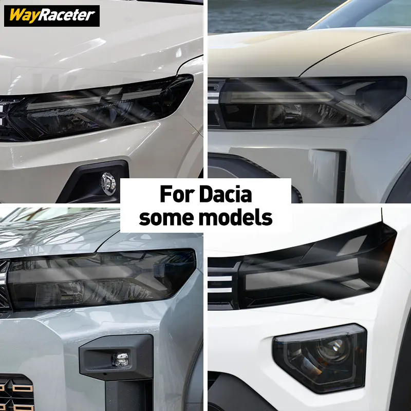 2 Pcs/Set Car Headlight Tint Smoked Black Protective Film TPU Sticker For Dacia Duster 2024 Spring Bigster Sandero Stepway 2026
2 Pcs/Set Car Headlight Tint Smoked Black Protective Film TPU Sticker For Dacia Duster 2024 Spring Bigster Sandero Stepway 2026