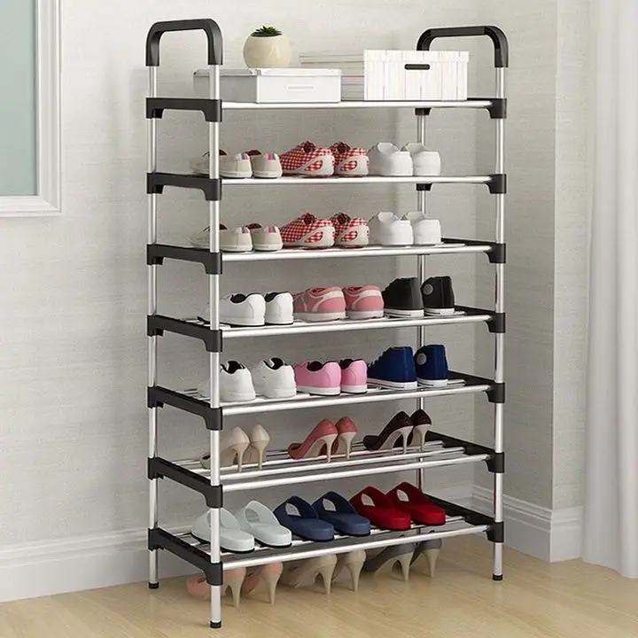 Simple Multi-layer Shoe Rack Stainless Steel Shoe Organizer Door Bedroom Shoes Cabinet Storage Living Room Folding Hanger Home
Simple Multi-layer Shoe Rack Stainless Steel Shoe Organizer Door Bedroom Shoes Cabinet Storage Living Room Folding Hanger Home