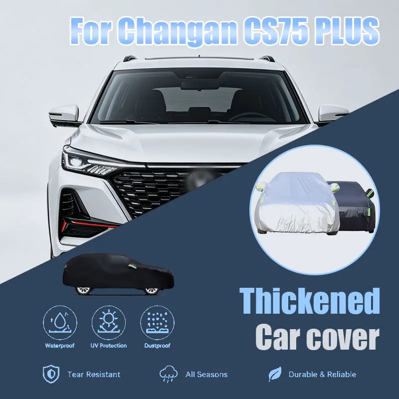 For Changan CS75 PLUS Full Car Cover Reflective Strips Waterproof Snowproof Dustproof UV Protection Outdoor Auto Accessory
For Changan CS75 PLUS Full Car Cover Reflective Strips Waterproof Snowproof Dustproof UV Protection Outdoor Auto Accessory