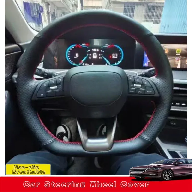 Customize Hand Sewing Anti-slip Breathable Microfiber Leather Car Steering Wheel Cover For Changan UNIT CS35 CS55 CS75 PLUS EADO
Customize Hand Sewing Anti-slip Breathable Microfiber Leather Car Steering Wheel Cover For Changan UNIT CS35 CS55 CS75 PLUS EADO