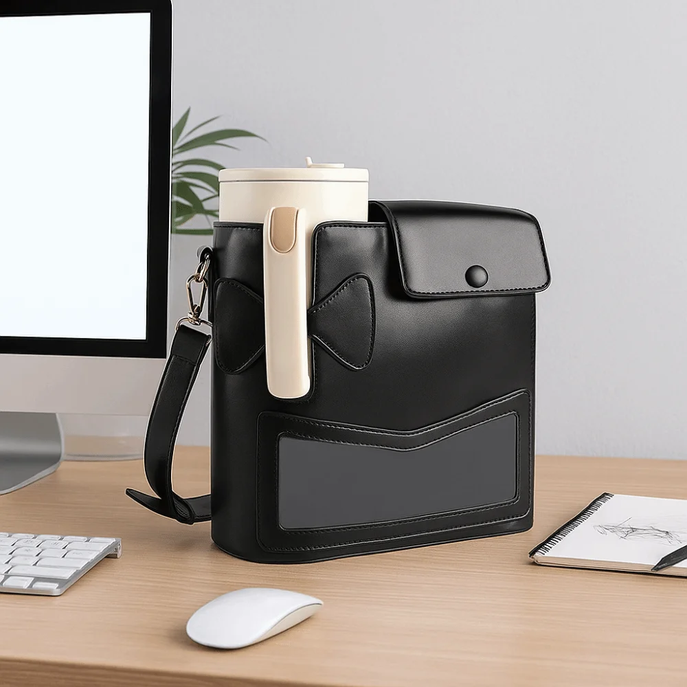 Crossbody Water Bottle Storage Bag PU Leather Adjustable Shoulder Strap Travel Cup Holder Large Capacity Cup Sleeve Pouch Ladies
Crossbody Water Bottle Storage Bag PU Leather Adjustable Shoulder Strap Travel Cup Holder Large Capacity Cup Sleeve Pouch Ladies