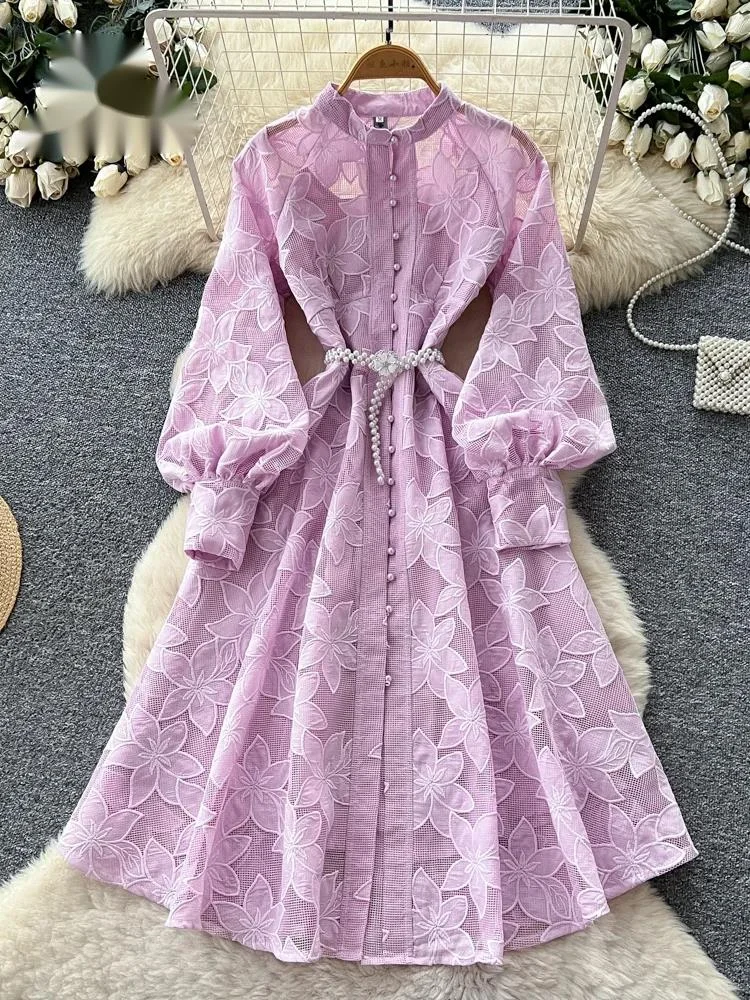 Винтажное платье с цветочной вышивкой, однобортное качественное платье с рукавами-фонариками и поясом, французское стильное богемное платье
Винтажное платье с цветочной вышивкой, однобортное качественное платье с рукавами-фонариками и поясом, французское стильное богемное платье