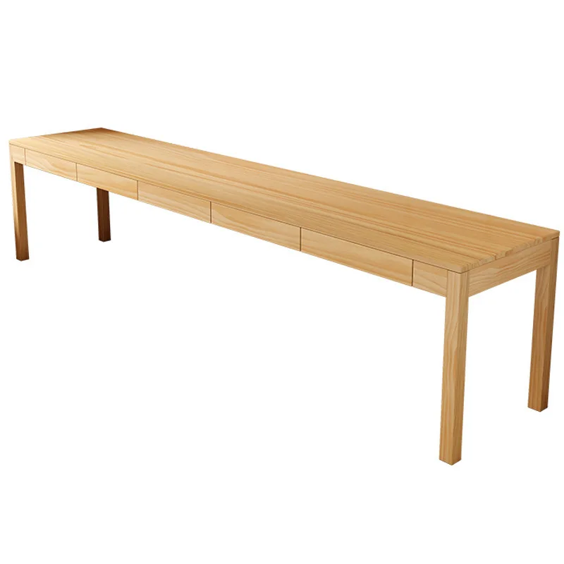 Solid wood desk writing table rectangular table with drawers
Solid wood desk writing table rectangular table with drawers