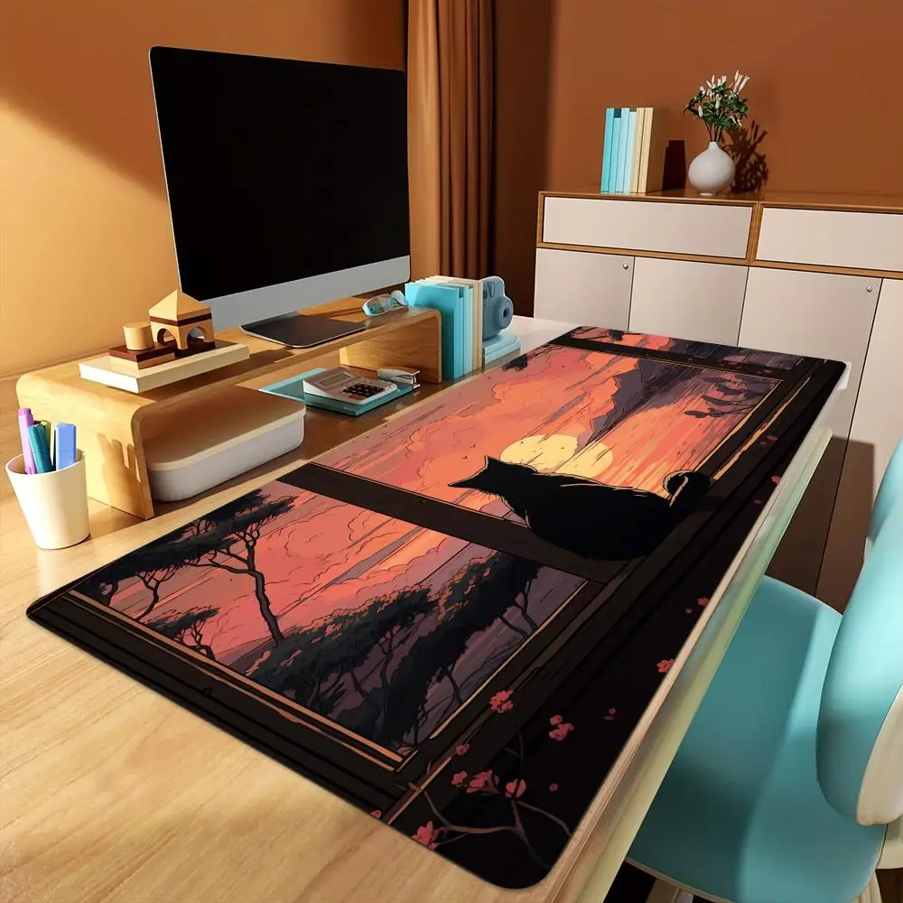 Digital art cat illustration design large anime Mouse Pad Desk Mat Gaming mats desk accessories office mousepad muismat maus pad
Digital art cat illustration design large anime Mouse Pad Desk Mat Gaming mats desk accessories office mousepad muismat maus pad