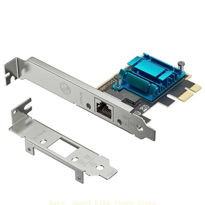 02DA 2.5Gbps Base-T PCIe Networking Adapters Aluminum Heat Sink Effective Dissipate
02DA 2.5Gbps Base-T PCIe Networking Adapters Aluminum Heat Sink Effective Dissipate