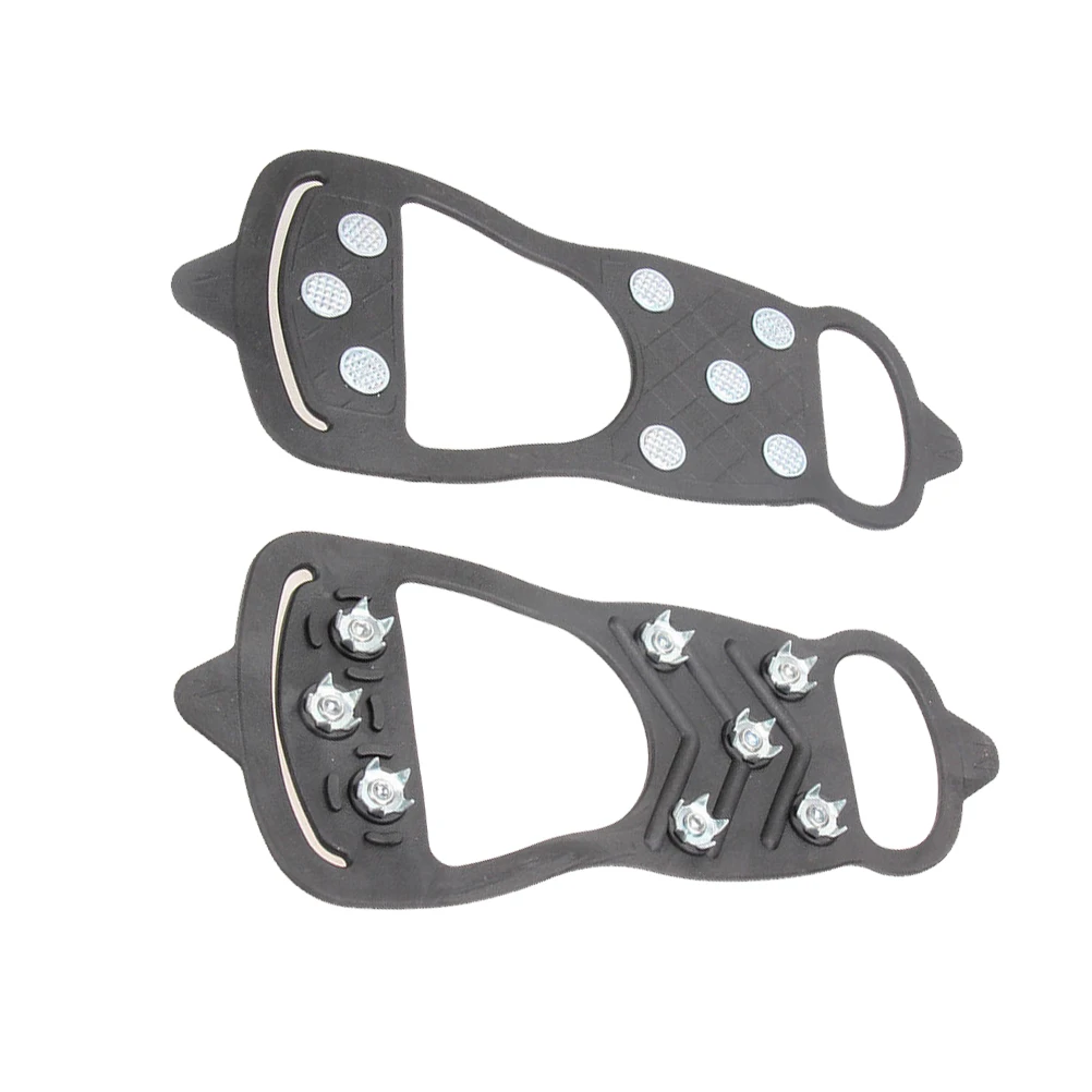 8-Stud Anti-slip Shoe Cover Crampon Spikes Non-slip Ice Climbing Lightweight Portable Suitable Sneakers Boots
8-Stud Anti-slip Shoe Cover Crampon Spikes Non-slip Ice Climbing Lightweight Portable Suitable Sneakers Boots