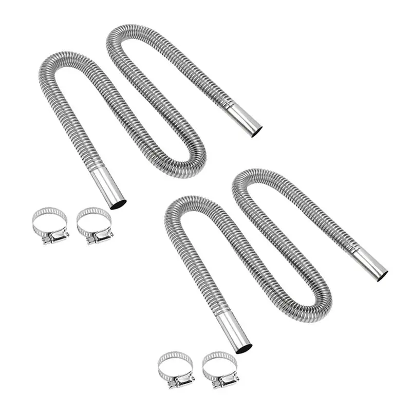 2 Set 300Cm Car Auto Air Parking Heater Exhaust Pipe With 4 Clamps Exhaust Hose For Power Generator, Exhaust Pipe-A08Q
2 Set 300Cm Car Auto Air Parking Heater Exhaust Pipe With 4 Clamps Exhaust Hose For Power Generator, Exhaust Pipe-A08Q