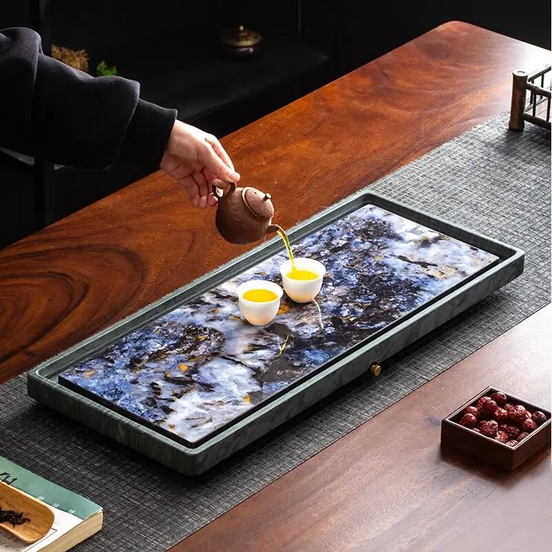 Stone Hospitality Tea Tray Living Room Rectangle Long Chinese Valet Office Tableware Tea Tray Luxury Bandejas Home Products
Stone Hospitality Tea Tray Living Room Rectangle Long Chinese Valet Office Tableware Tea Tray Luxury Bandejas Home Products
