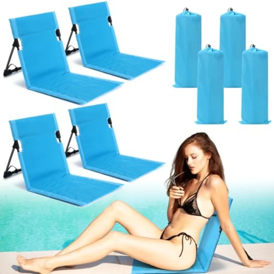 4 Pcs Foldable Poolside Chairs for Edge of Pool, Lightweight Aluminum Frame with Light Blue Fabric, Portable Compact for Travel
4 Pcs Foldable Poolside Chairs for Edge of Pool, Lightweight Aluminum Frame with Light Blue Fabric, Portable Compact for Travel