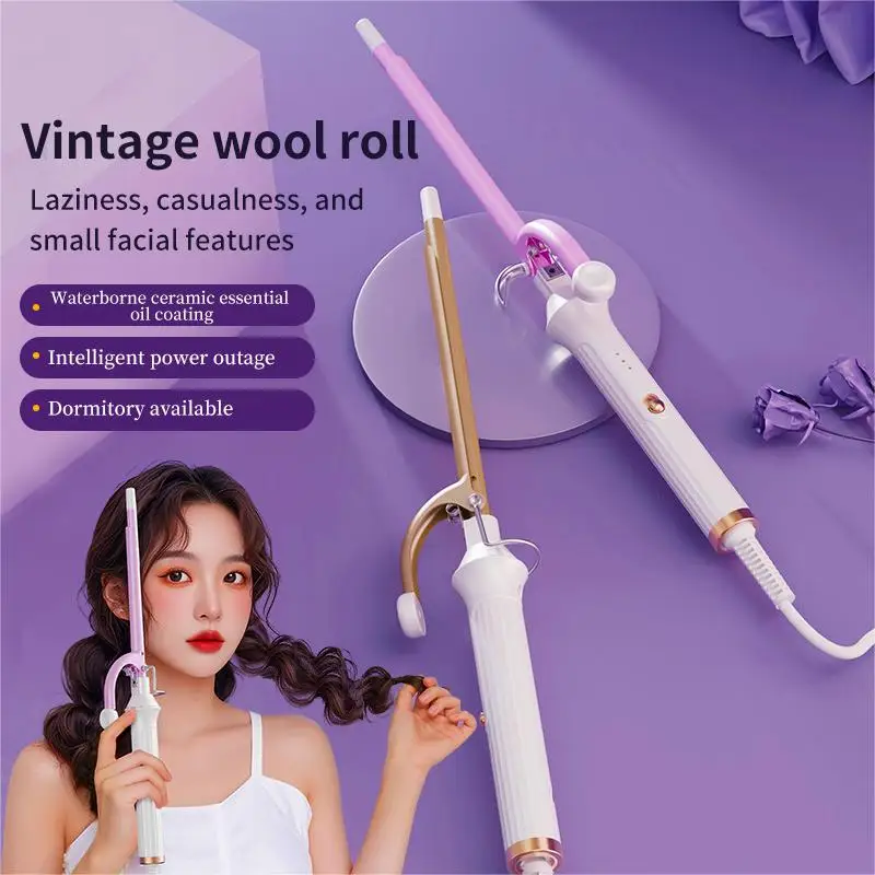 Euro-standard 0.35-inch curling iron, PTC fast heating, constant temperature hair protection, for curly hair styling
Euro-standard 0.35-inch curling iron, PTC fast heating, constant temperature hair protection, for curly hair styling